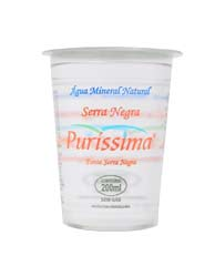 Copo água mineral 200ml Puríssima